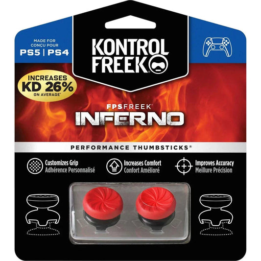 KontrolFreek FPS Freek Inferno für PlayStation 4 (PS4) und PlayStation 5 (PS5) Controller Performance Thumbsticks