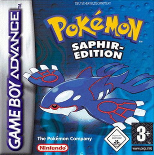 GameBoy Advance - Pokémon Saphir-Edition - refurbished - nur Modul