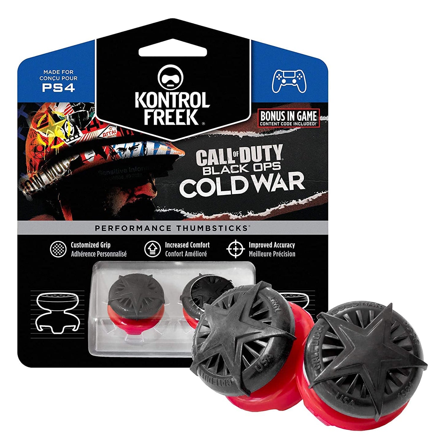 KontrolFreek FPS Freek Call of Duty: Black Ops Cold War Performance Thumbsticks für PlayStation 4 (PS4) und PlayStation 5 (PS5)