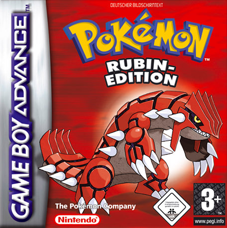 GameBoy Advance - Pokémon Rubin-Edition - refurbished - nur Modul