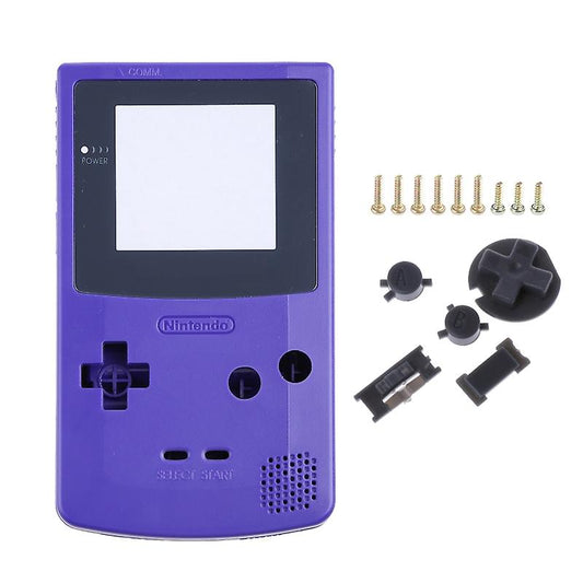 Game Boy Color Gehäuse Kit Ersatzgehäuse Lila (Pikachu)