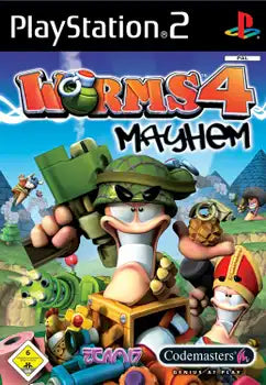 PS2 Worms 4: Mayhem