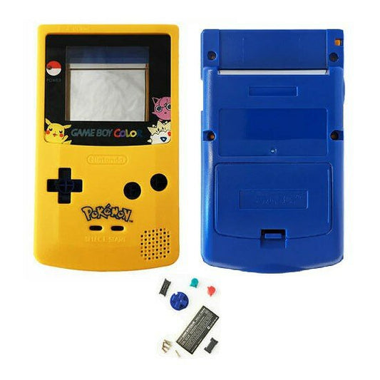 Game Boy Color Gehäuse Kit Ersatzgehäuse Gelb-Blau (Pikachu)