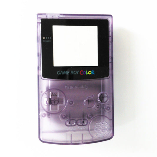 Game Boy Color Gehäuse Kit Ersatzgehäuse Lila Transparent